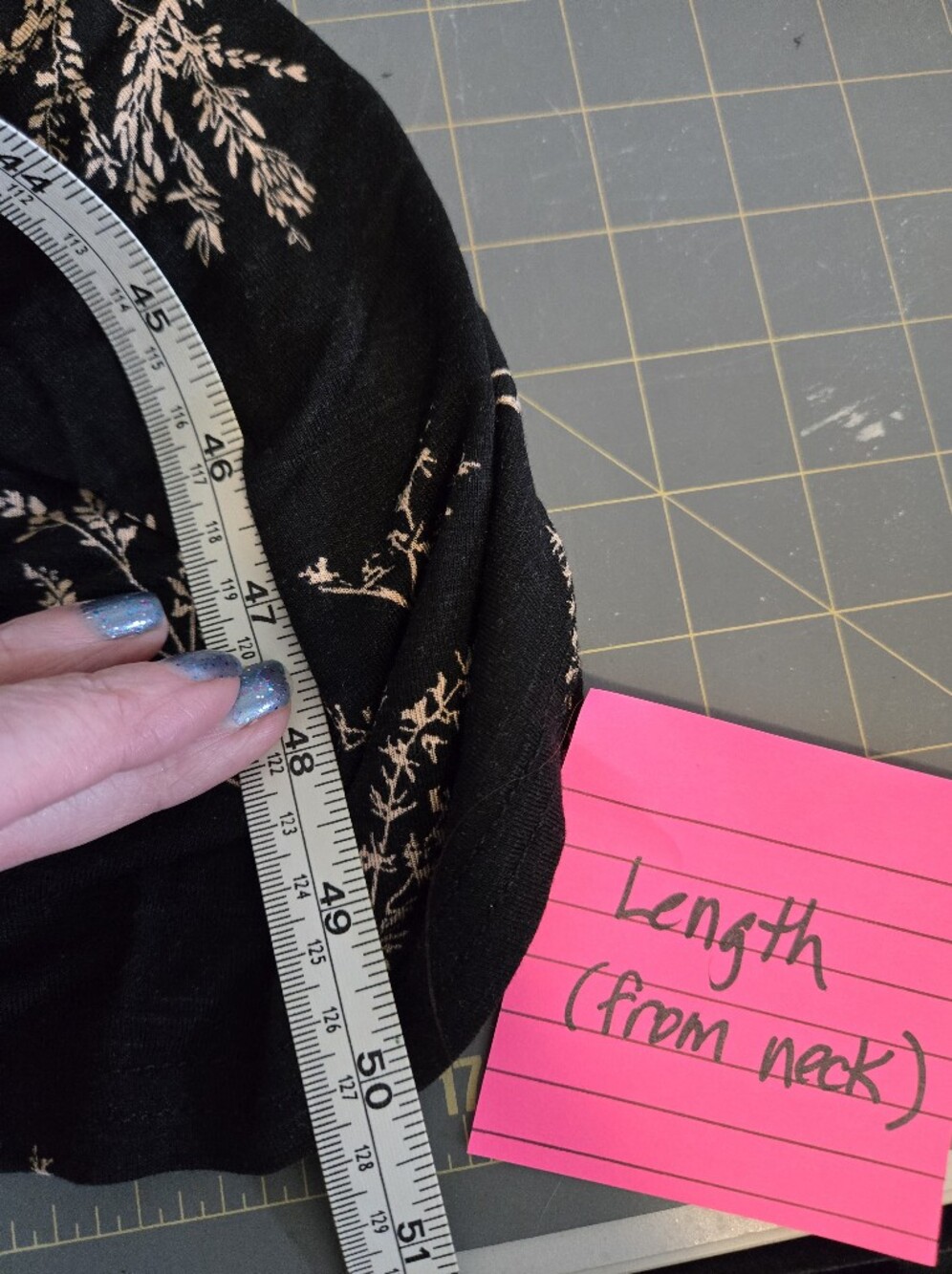 NWT! Maurices Black Maxi Dress w/Tan Floral Print,Flutter Sleeves & Pockets! 2X - Picture 6 of 6